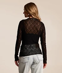 Sheer Lace Top