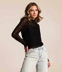 Sheer Lace Top