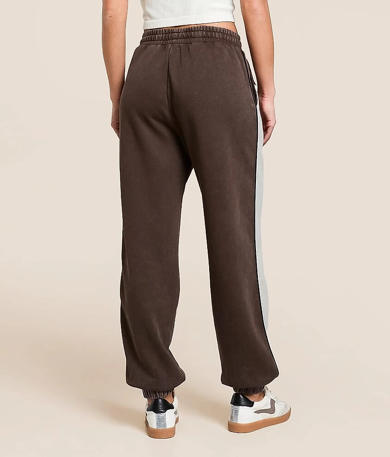 Washed Color Block Jogger