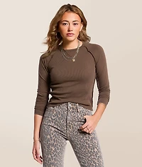 Exposed Seam Top