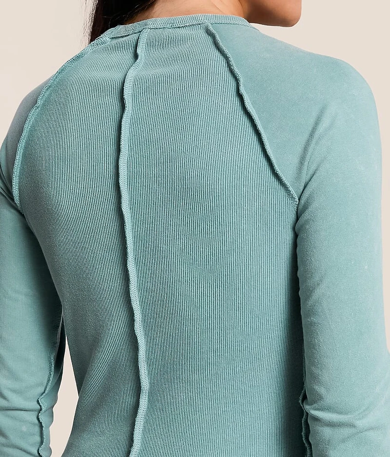 Exposed Seam Top