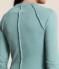 Exposed Seam Top