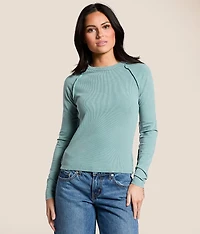 Exposed Seam Top