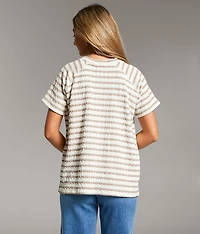 Textured Stripe Top