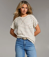 Textured Stripe Top