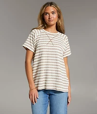 Textured Stripe Top