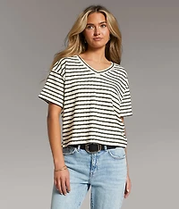 Textured Stripe Top