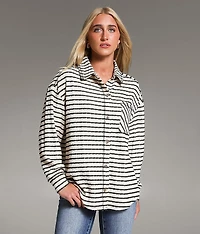 Textured Stripe Shirt