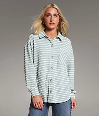Textured Stripe Shirt
