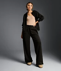 Modal Blend Wide Leg Pant