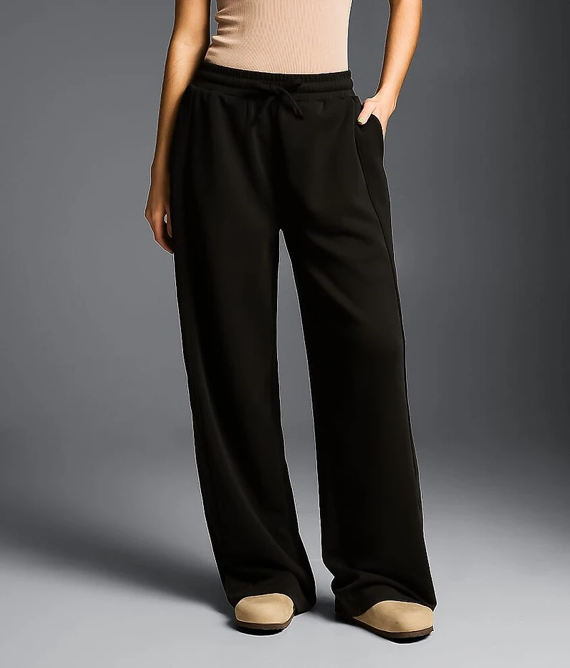 Modal Blend Wide Leg Pant