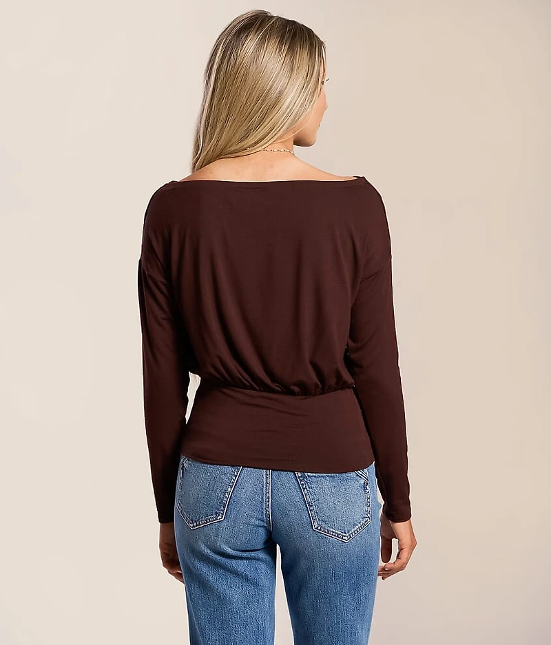 Boatneck Dolman Top