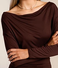 Boatneck Dolman Top