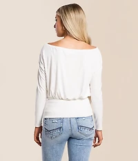Boatneck Dolman Top
