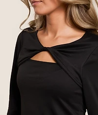Twisted Keyhole Top