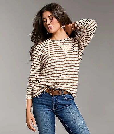 Textured Stripe Top