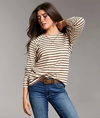 Textured Stripe Top