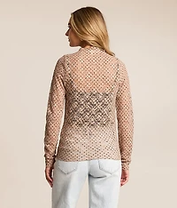 Polka Dot Lace Top