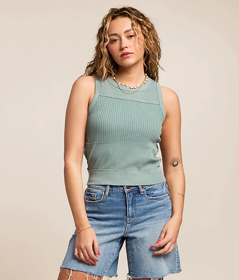 Waffle Knit Tank Top