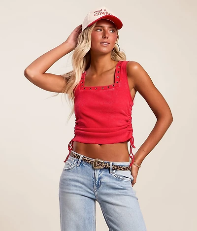 Grommet Tank Top