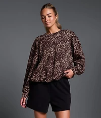 Bubble Hem Pullover