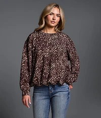 Bubble Hem Pullover