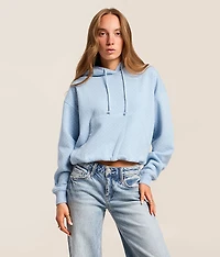 Polka Dot Hooded Sweatshirt