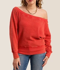 Washed Waffle Top
