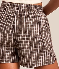 Plaid Washed Boxer Short