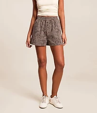Plaid Washed Boxer Short