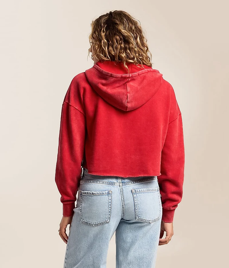Inset Cropped Hoodie