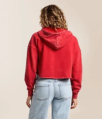Inset Cropped Hoodie