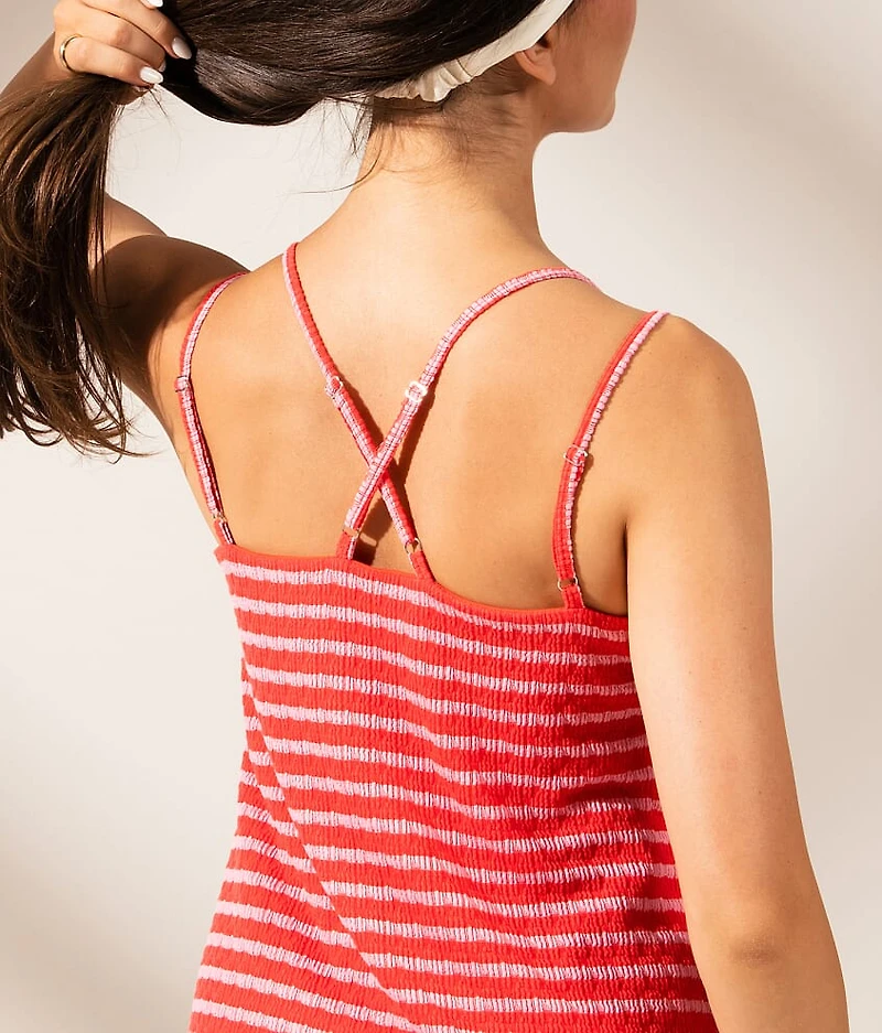 Boundless Edit - Striped Romper Dress