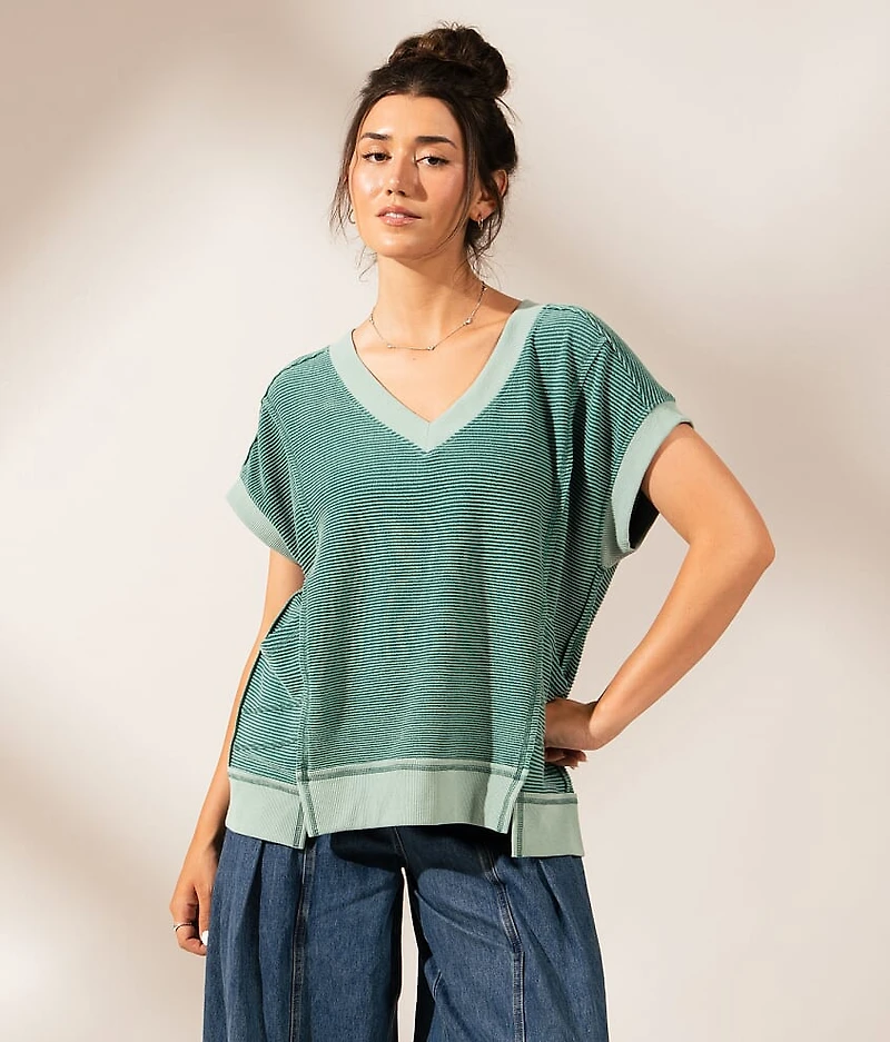 Boundless Edit - Ribbed Top