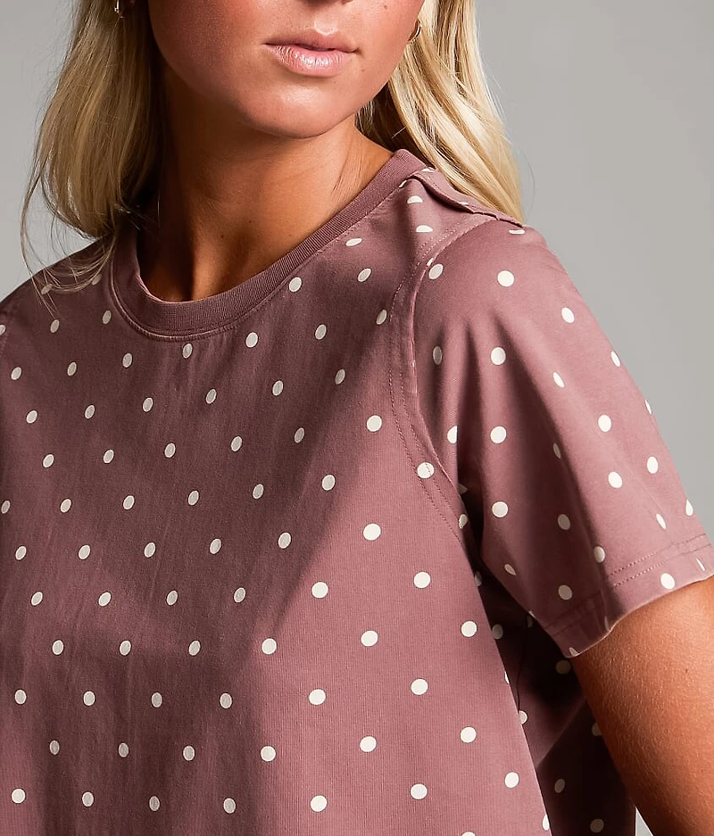 Polka Dot Relaxed T-Shirt