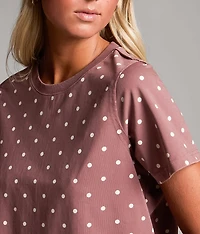 Polka Dot Relaxed T-Shirt