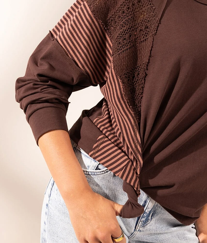 Boundless Edit - Pieced Crochet Top