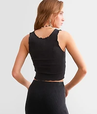 Lettuce Trim Tank Top
