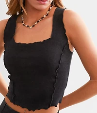 Lettuce Trim Tank Top