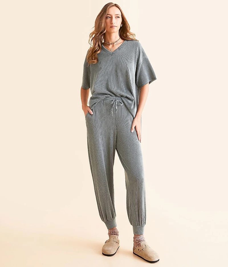Ribbed Knit Jogger
