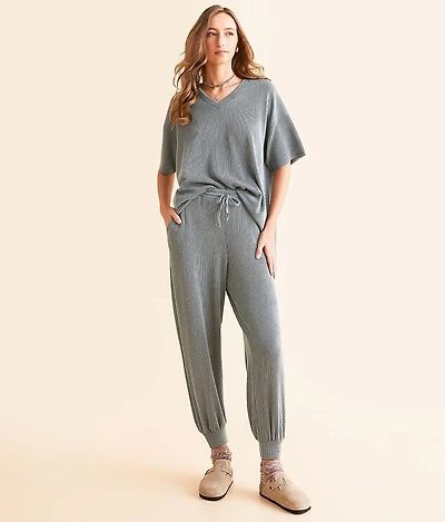 Ribbed Knit Jogger