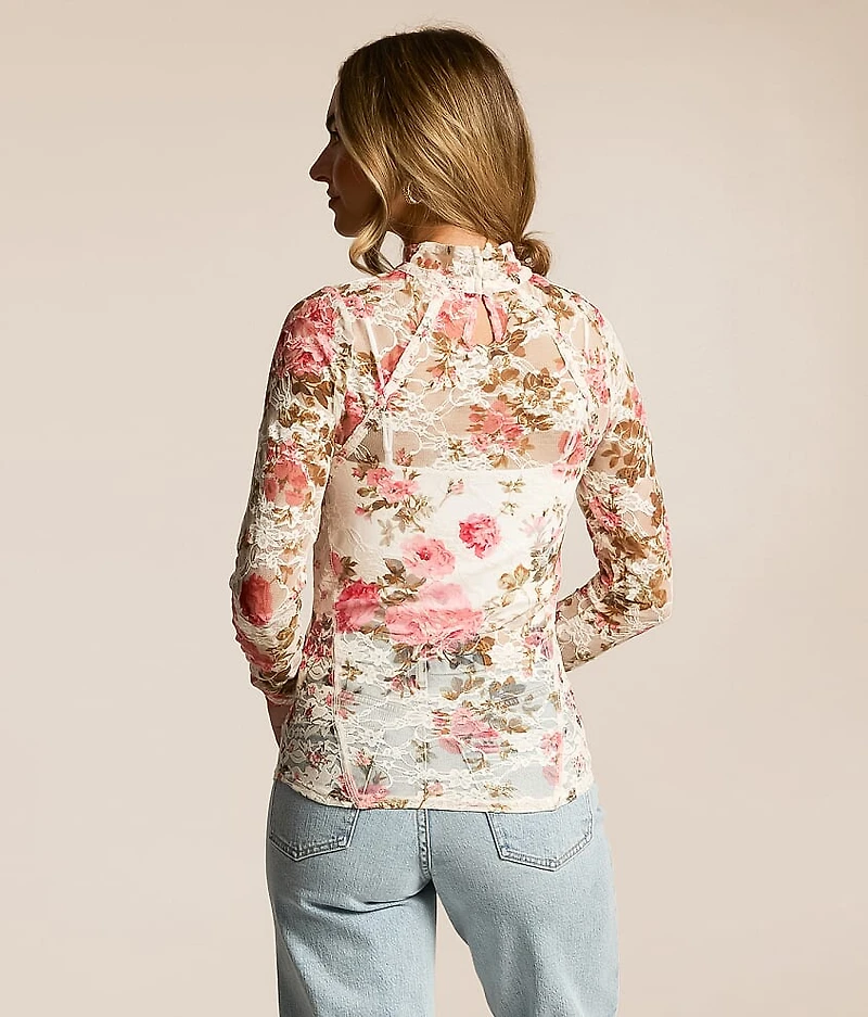 Floral Lace Top