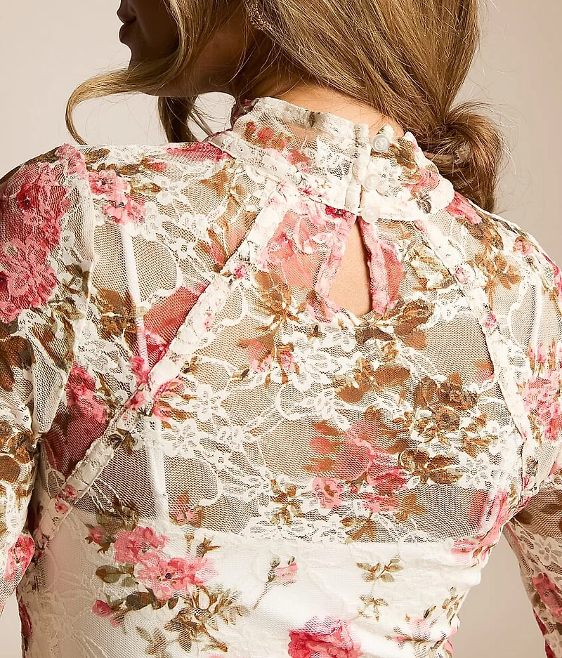 Floral Lace Top