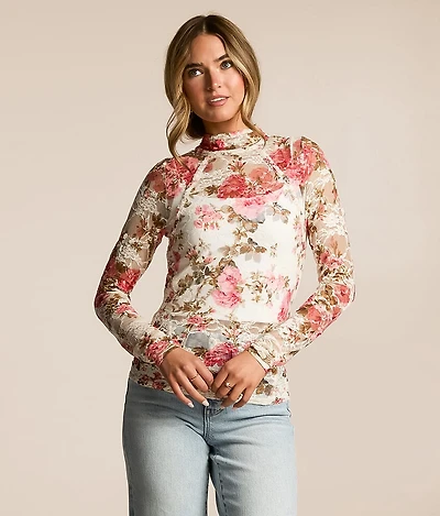 Floral Lace Top
