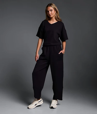 Ribbed Barrel Pant
