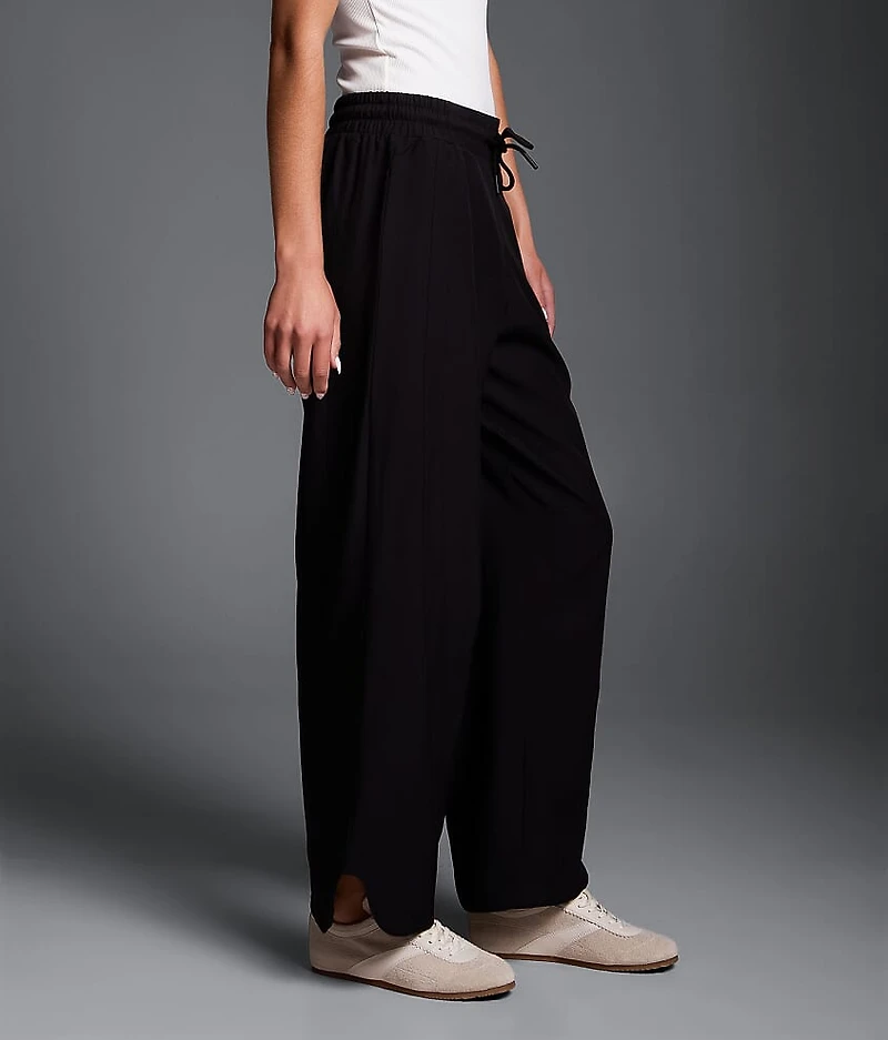 Cropped Wide Leg Pant