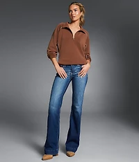 Contrast Trim Pullover