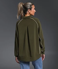Contrast Trim Pullover