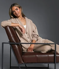 Contrast Trim Cardigan