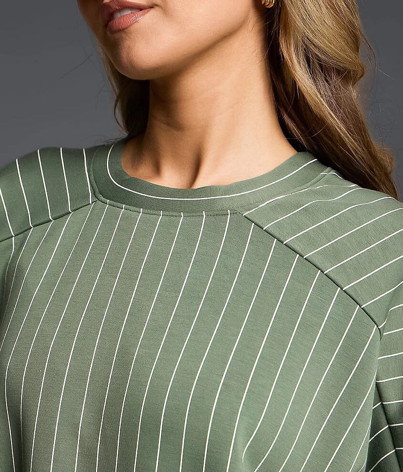 Striped Crew Neck Top